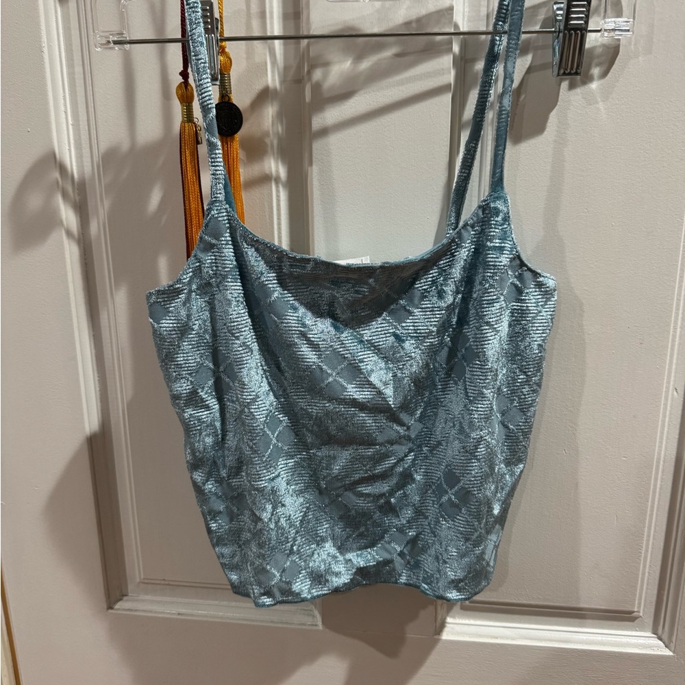 Cotton On Light Blue Patterned Cami